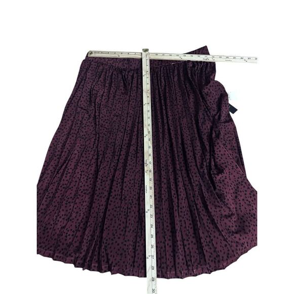 NEW WITH TAGS ELOQUII Elements Pleated Skirt Maxi Skirt Womens BROWN AND BLACK P - Picture 7 of 7